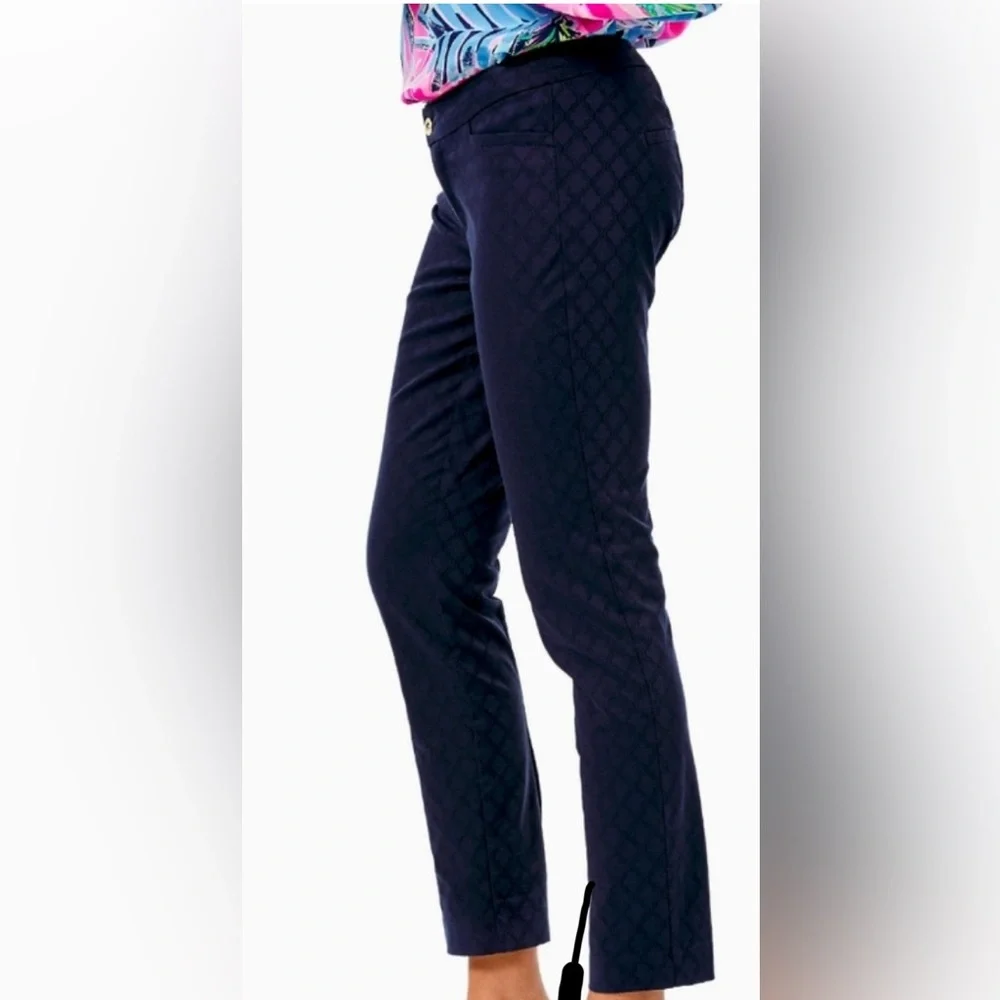 #510 Lilly Pulitzer Kelly Skinny Ankle Pant size 00 NWT - Picture 2 of 12